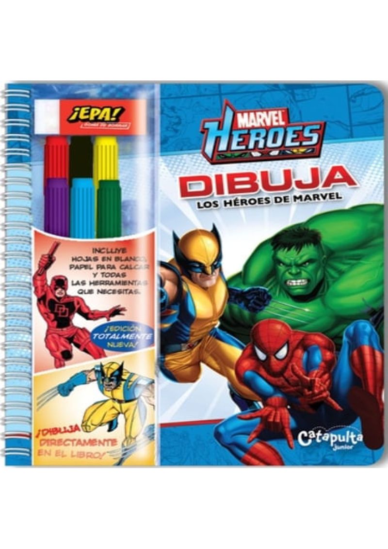 DIBUJA-A-LOS-HEROES-DE-MARVEL