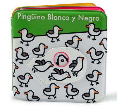 LIBRO DE BAÑO: PINGUINO BLANCO Y NEGRO