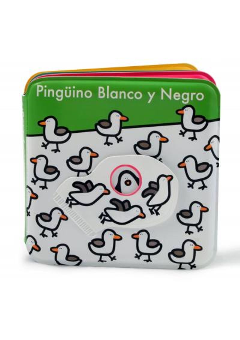 LIBRO-DE-BAÑO--PINGUINO-BLANCO-Y-NEGRO