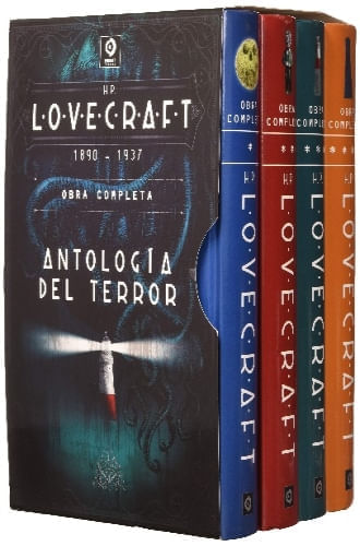 H.P. LOVECRAFT -OBRA COMPLETA- 4 VOLUMENES