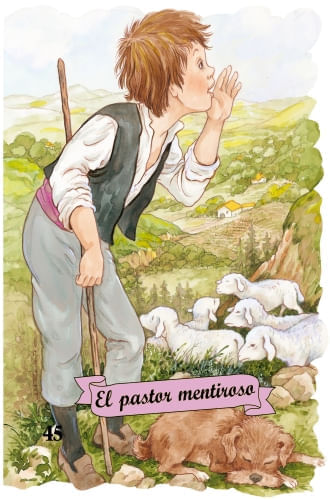 COLECCION  TROQUELADOS CLÁSICOS - EL PASTOR MENTIROSO