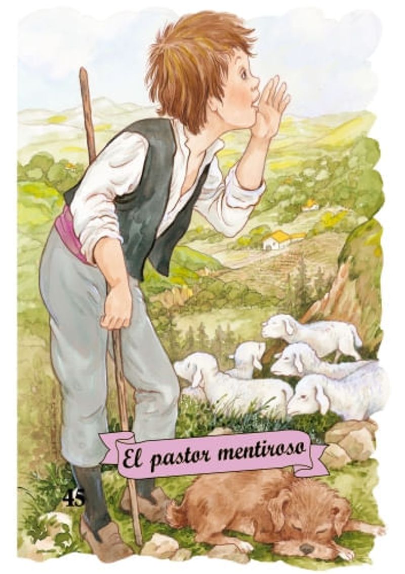 COLECCION--TROQUELADOS-CLASICOS---EL-PASTOR-MENTIROSO