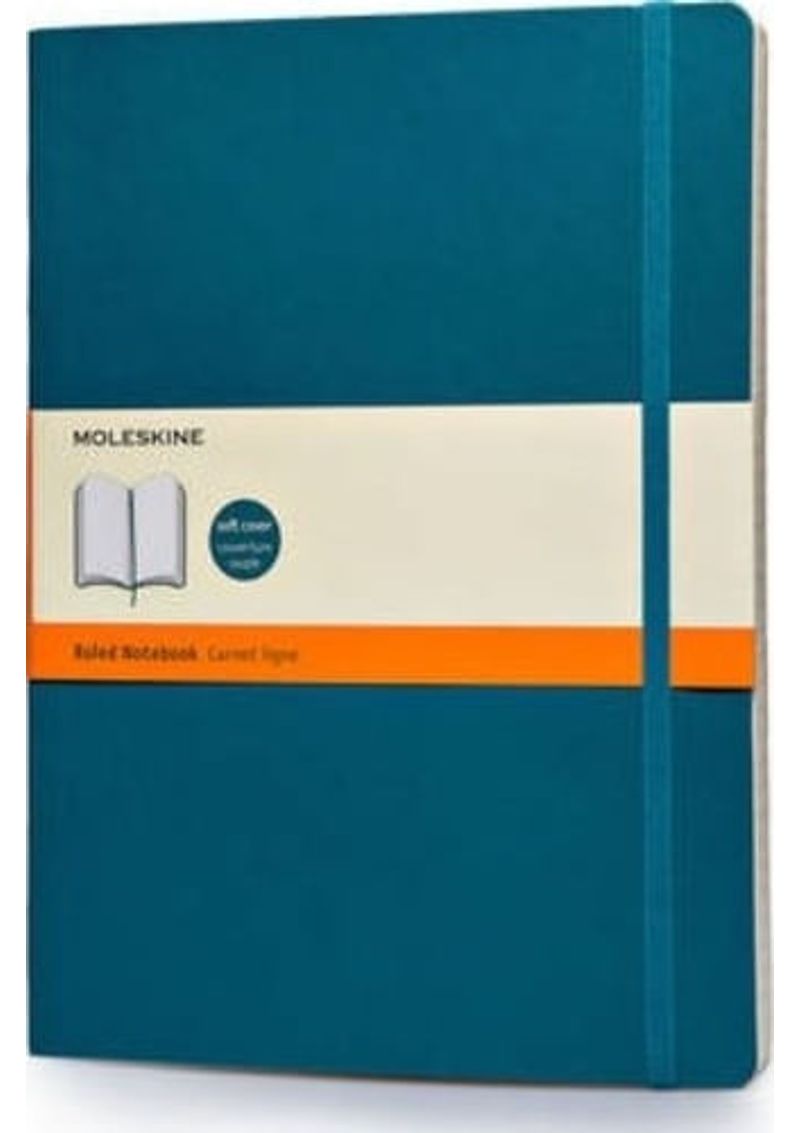 MOLESKINE-SOFT-EXTRA-LARGE-UNDERWATER-BLUE-RULED-NOTEBOOK