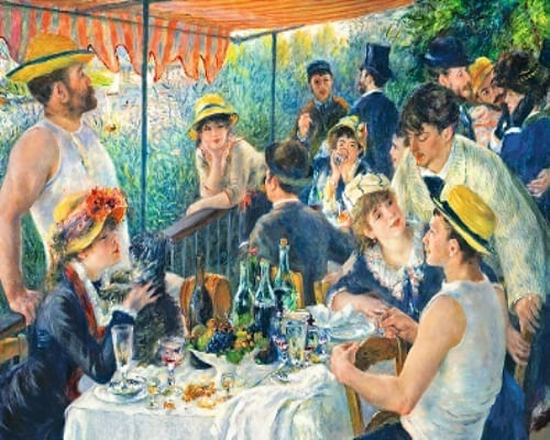 ROMPECABEZAS 1000 PZAS - ALMUERZO DE LA FIESTA NAUTICA, BRIDG