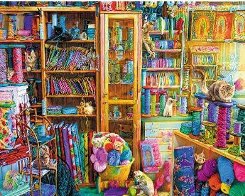 ROMPECABEZAS 2000 PIEZAS PARAISO DE GATOS