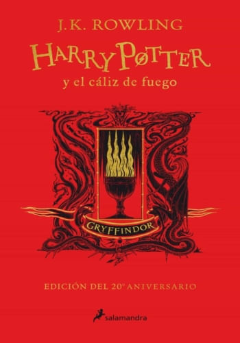 HARRY POTTER Y EL CALIZ DE FUEGO (GRYFFINDOR 20 ANIV.)