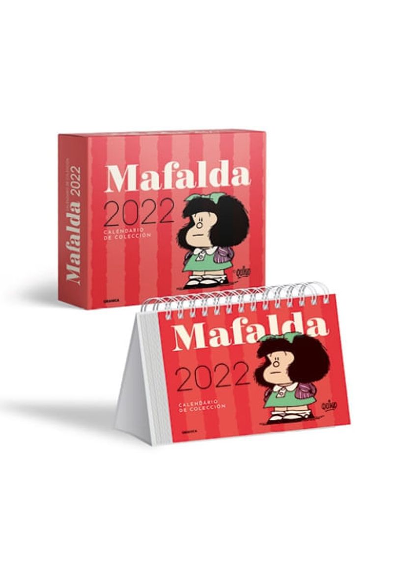 Calendario 2021 Mafalda Caja Anaranjado 