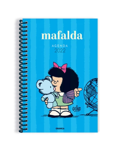 MAFALDA 2022 ANILLADA AZUL