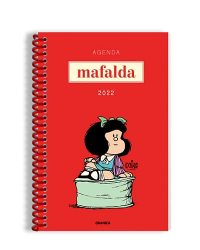 MAFALDA 2022 ANILLADA MODULOS ROJO