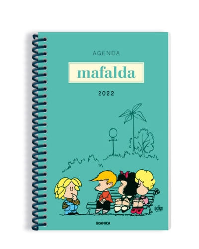 MAFALDA 2022 ANILLADA MODULOS AZUL