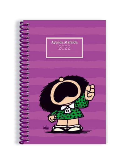 MAFALDA 2022 ANILLADA FEMINISTA VIOLETA