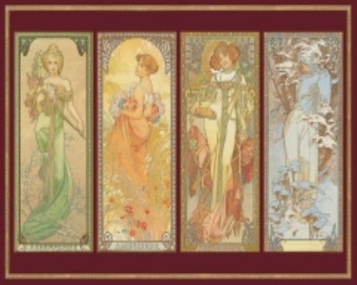 ROMPECABEZAS 1000 METALLIC MUCHA, THE 4 SEASONS PIATNIK