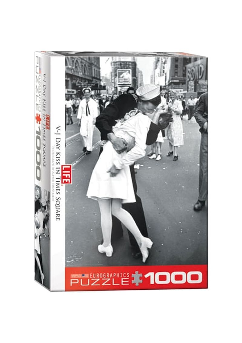 ROMPECABEZAS-V-J-DAY-KISS-IN-TIMES-SQUARE-BY-ALFRED-EISENSTAEDT