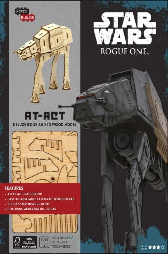 INCREDIBUILDS: STAR WARS: ROGUE ONE: AT-ACT DELUXE BOOK AND