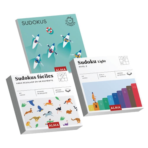 PACK COLECCION PASATIEMPOS SUDOKU
