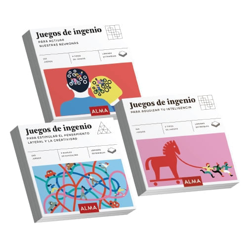 PACK COLECCION PASATIEMPOS JUEGOS DE INGENIO