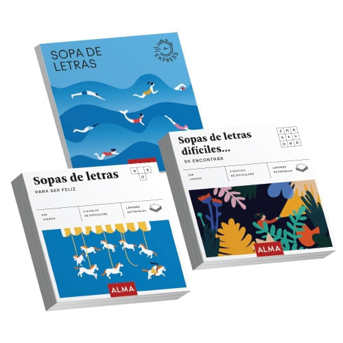 PACK COLECCION PASATIEMPOS SOPA DE LETRAS