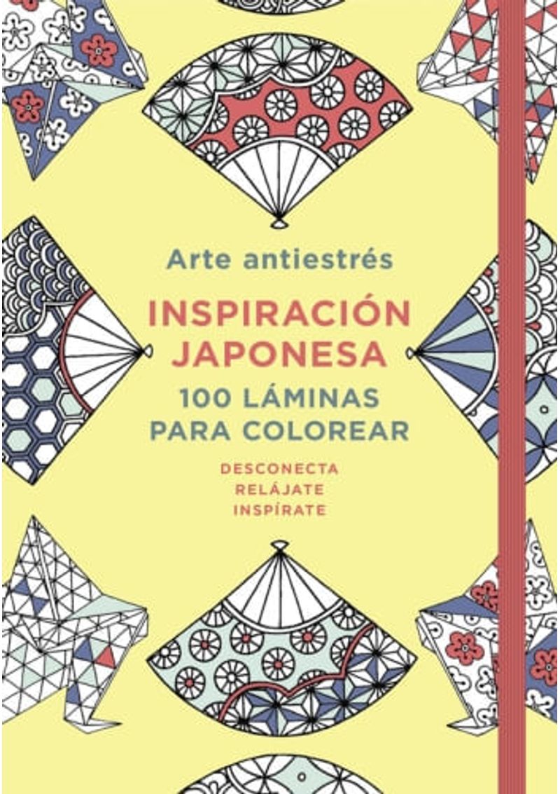 ARTE-ANTIESTRES--INSPIRACION-JAPONESA.-100-LAMINAS-PARA-COLOREAR