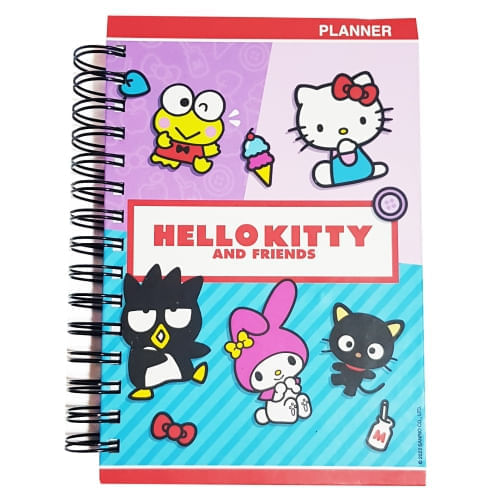 PLANNER DIARIO CORE HELLO KITTY AND FRIENDS