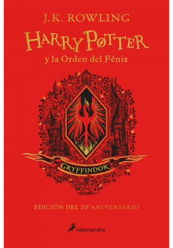 HARRY POTTER Y LA ORDEN DEL FENIX (EDICIÓN GRYFFINDOR DEL 20º ANIVERSARIO)