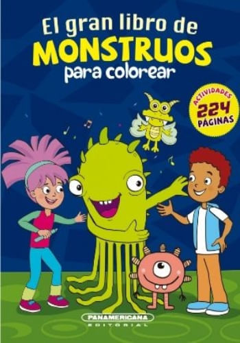 EL GRAN LIBRO DE MONSTRUOS PARA COLOREAR