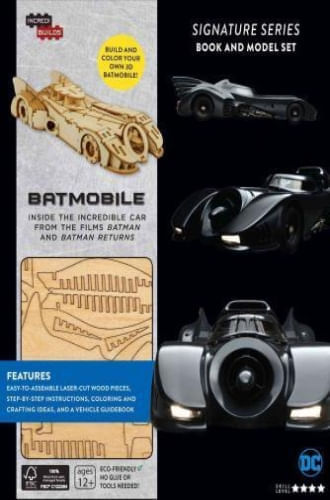 INCREDIBUILDS: BATMOBILE SIGNATURE SERIES BOOK AND MODEL SET