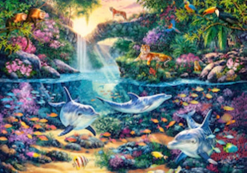 ROMPECABEZAS 1500 JUNGLE PARADISE