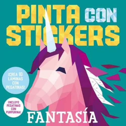 PINTA CON STICKERS - FANTASÍA