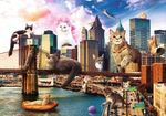 ROMPECABEZAS-CIUDADES-DIVERTIDAS---1000-PIEZAS-GATOS-EN-NEW-YORK