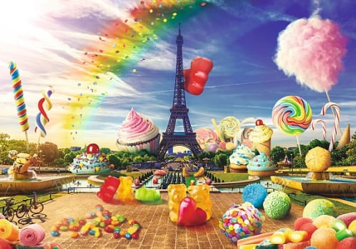 ROMPECABEZAS CIUDADES DIVERTIDAS   1000 PIEZAS  DULCE PARIS