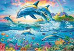 ROMPECABEZAS----1500-PIEZAS--FAMILIA-DE-DELFINES