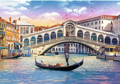 ROMPECABEZAS 500 PIEZAS PUENTE DE RIALTO VENECIA