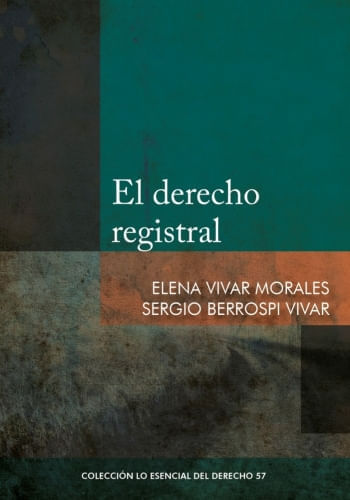 EL DERECHO REGISTRAL