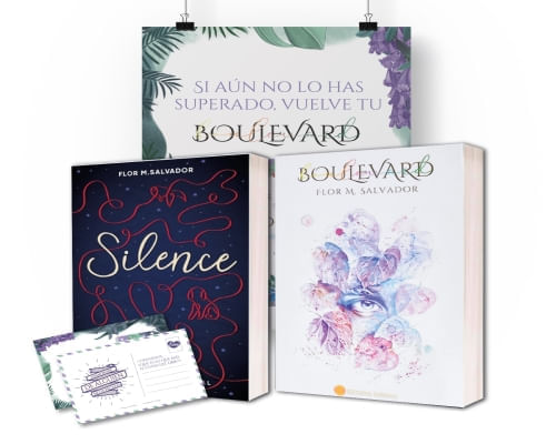 PACK BOULEVARD + SILENCE+ POSTER + POSTAL