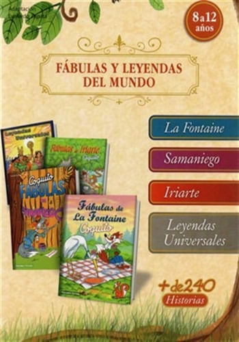 PACK FABULAS Y LEYENDAS DEL MUNDO (CAJA DE 4)