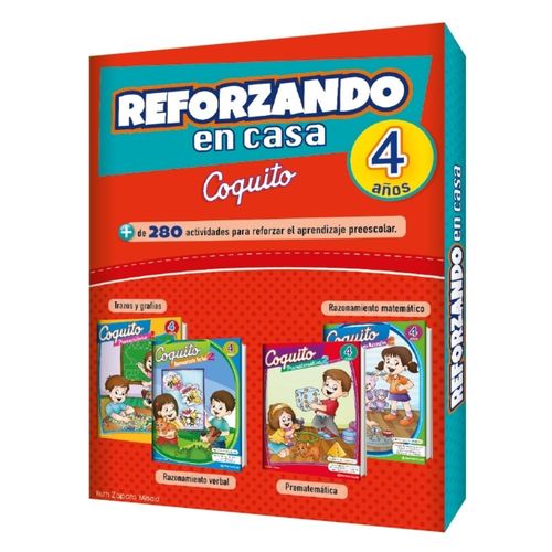 PACK REFORZANDO EN CASA 4 AÑOS