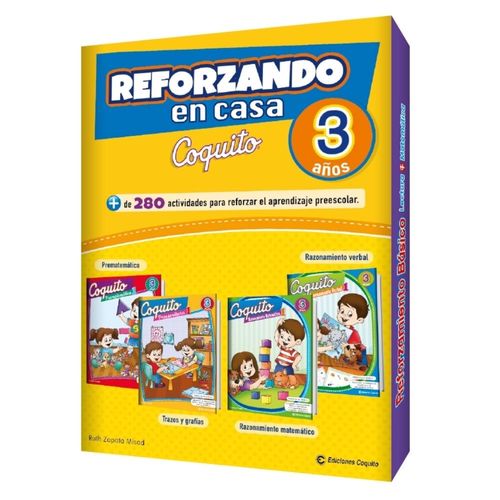 PACK REFORZANDO EN CASA 3 AÑOS