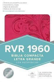 BIBLIA REINA VALERA COMPACTA LETRA GRANDE (ROSADA)
