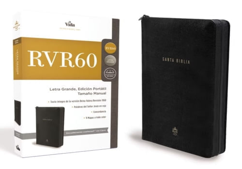 BIBLIA REINA VALERA COMPACTA LETRA GRANDE TAMAÑO MANUAL
