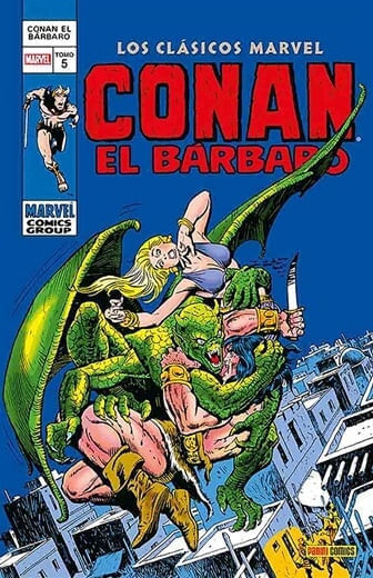 LOS CLASICOS MARVEL  CONAN  EL BARBARO N.5