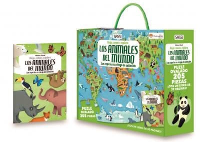 LOS ANIMALES DEL MUNDO - ESPECIES EN PELIGRO DE EXTINCION - PUZLE 205