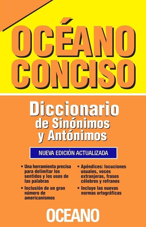 DICCIONARIO OCEANO CONCISO SINONIMOS Y ANTONIMOS (N.E.)