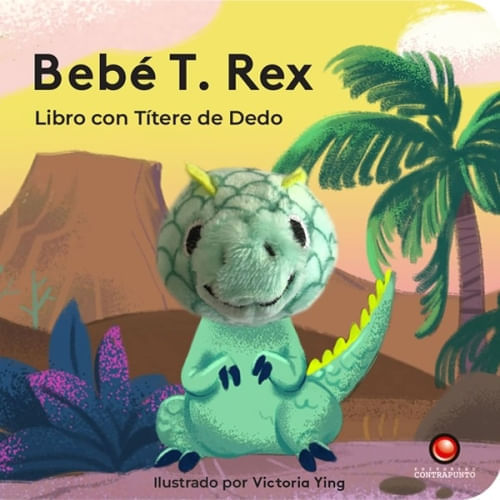 LIBRO CON TITERE DE DEDO - BEBE T. REX