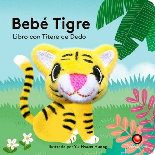 LIBRO CON TITERE DE DEDO - BEBE TIGRE