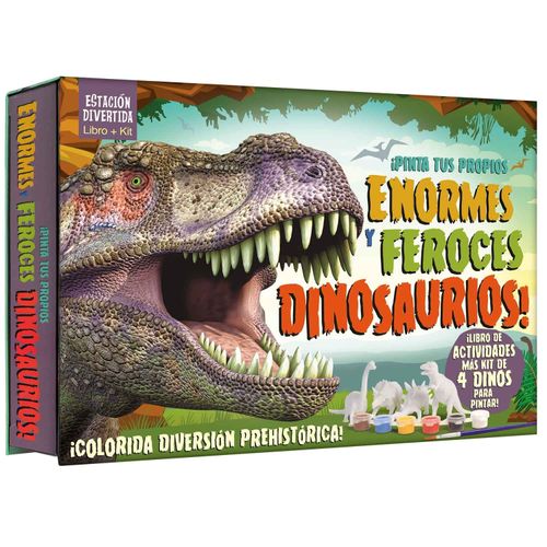 PINTA TUS PROPIOS ENORMES Y FEROCES DINOSAURIOS!