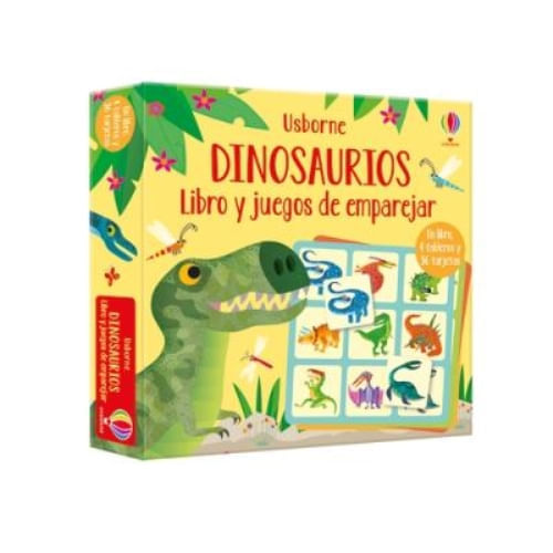 DINOSAURIOS (LIBRO Y JUEGOS DE EMPAREJAR)