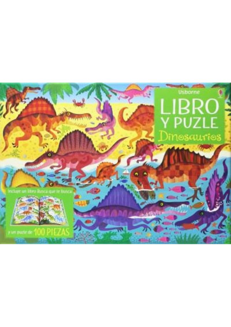DINOSAURIOS--LIBRO-Y-PUZLE-