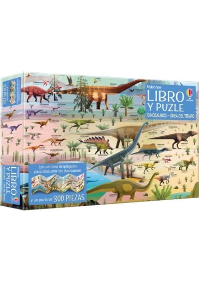 DINOSAURIOS---LINEA-TIEMPO--LIBRO-Y-PUZLE-