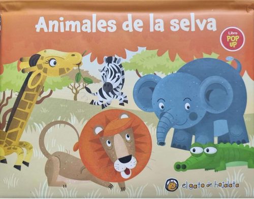 ANIMALES DE LA SELVA POP UP
