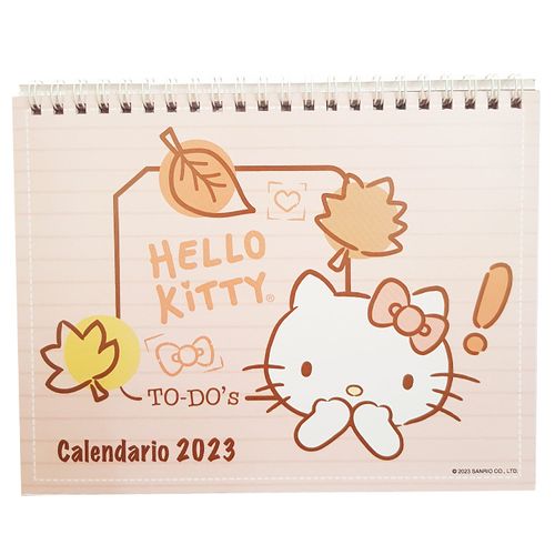 CALENDARIO DE ESCRITORIO 2023 PAPER NOTES HELLO KITTY